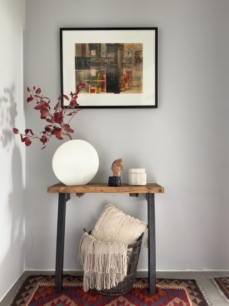 Przedpokój po home staging w Warszawa Sadyba